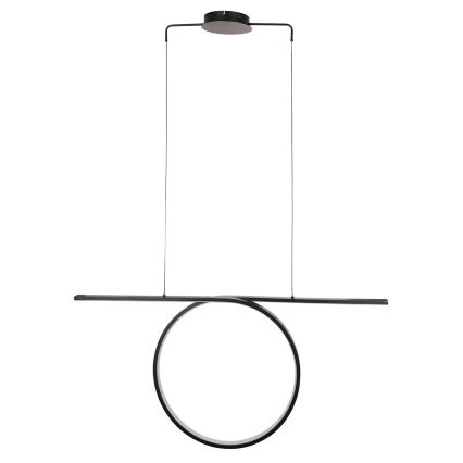 LED-riippuvalaisin vaijerilla ODETTA LED/42W/230V 4000K musta