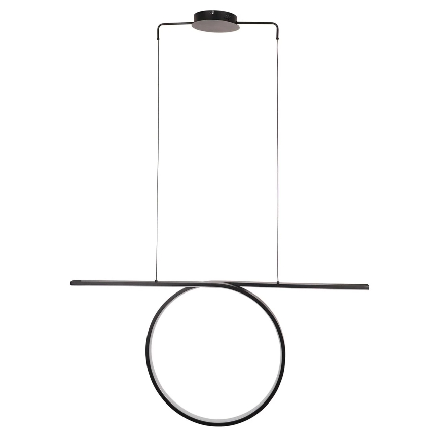 LED-riippuvalaisin vaijerilla ODETTA LED/42W/230V 4000K musta