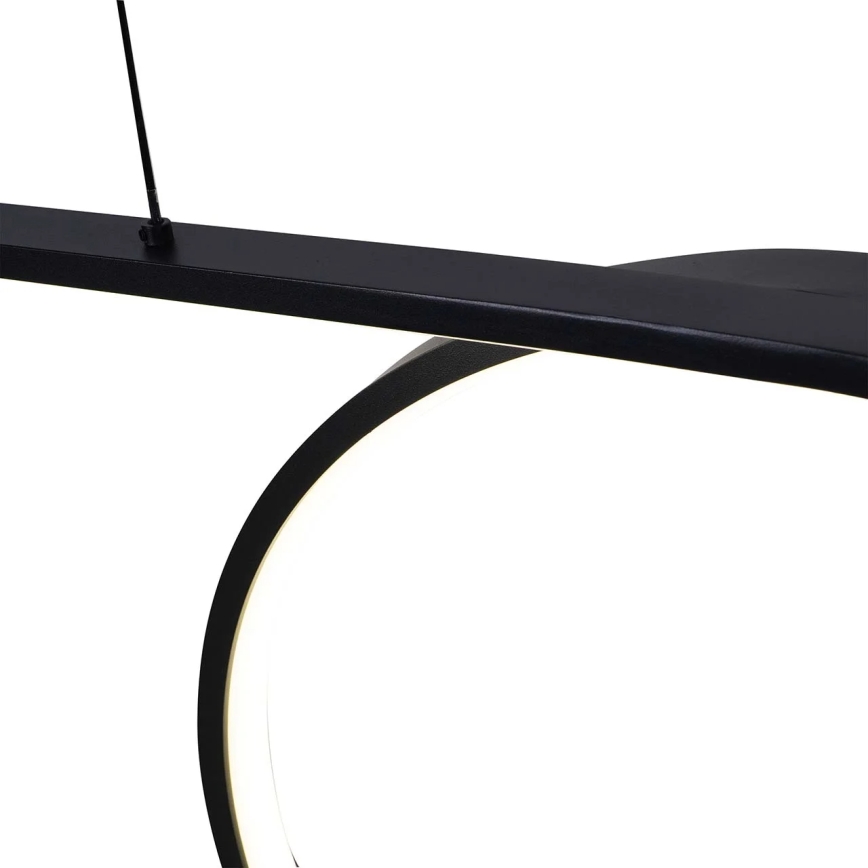 LED-riippuvalaisin vaijerilla ODETTA LED/42W/230V 4000K musta
