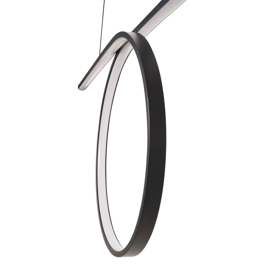 LED-riippuvalaisin vaijerilla ODETTA LED/42W/230V 4000K musta