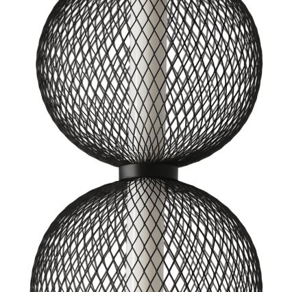 LED-riippuvalaisin vaijerilla PUMA LED/10W/230V, halkaisija 14 cm, musta