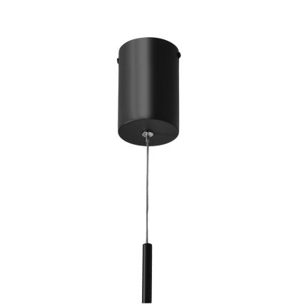 LED-riippuvalaisin vaijerilla PUMA LED/10W/230V, halkaisija 14 cm, musta