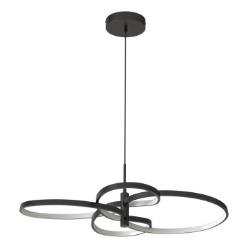 LED-riippuvalaisin vaijerilla RIBBON LED/37W/230V 4000K musta