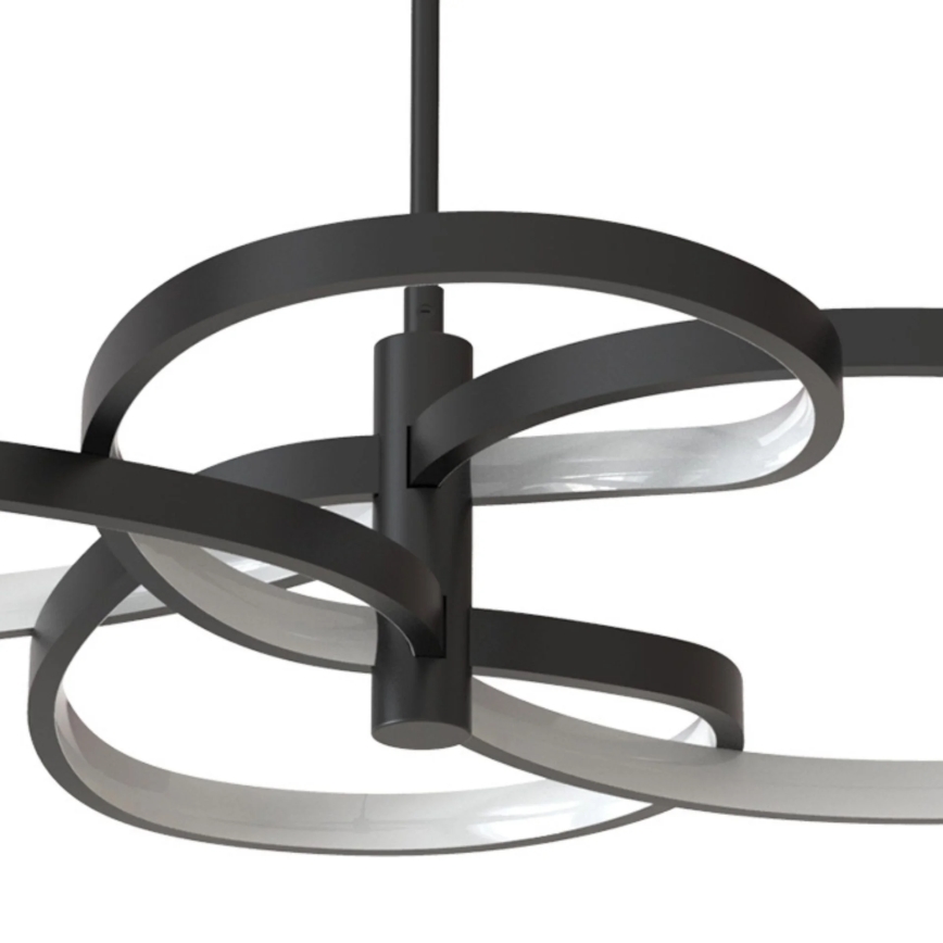 LED-riippuvalaisin vaijerilla RIBBON LED/37W/230V 4000K musta