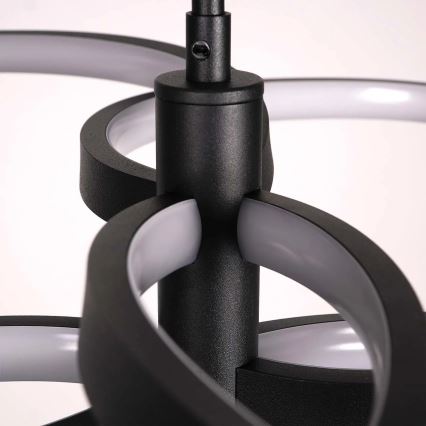 LED-riippuvalaisin vaijerilla RIBBON LED/37W/230V 4000K musta