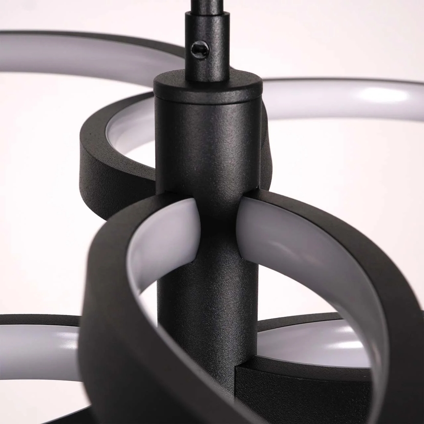 LED-riippuvalaisin vaijerilla RIBBON LED/37W/230V 4000K musta