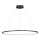 LED-riippuvalaisin vaijerilla SATURNO LED/57W/230V Ø 100 cm IP44 musta