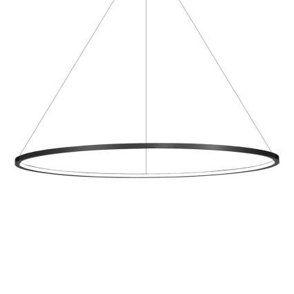 LED-riippuvalaisin vaijerilla SATURNO LED/57W/230V Ø 100 cm IP44 musta