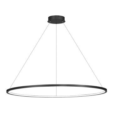 LED-riippuvalaisin vaijerilla SATURNO LED/65W/230V halkaisija 120 cm IP44 musta