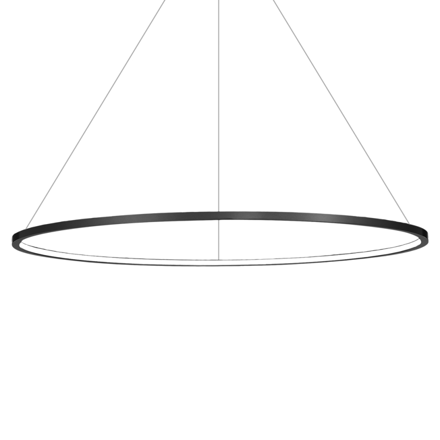 LED-riippuvalaisin vaijerilla SATURNO LED/65W/230V halkaisija 120 cm IP44 musta