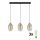 LED-riippuvalaisin vaijerilla SEBO 3xE27/15W/230V musta/savunbeige