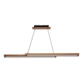LED-riippuvalaisin vaijerilla SENTO LED/19W/230V, puinen