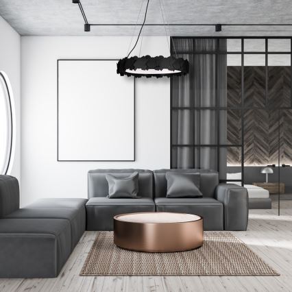 LED-riippuvalaisin vaijerilla SOHO LED/24W/230V musta