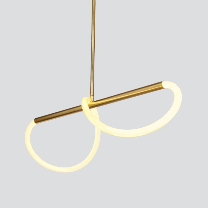 LED-riippuvalaisin vaijerilla SUPREME LED/18W/230V 80 cm, kultainen