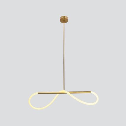 LED-riippuvalaisin vaijerilla SUPREME LED/18W/230V 80 cm, kultainen