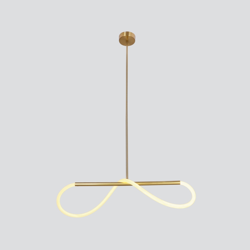 LED-riippuvalaisin vaijerilla SUPREME LED/18W/230V 80 cm, kultainen