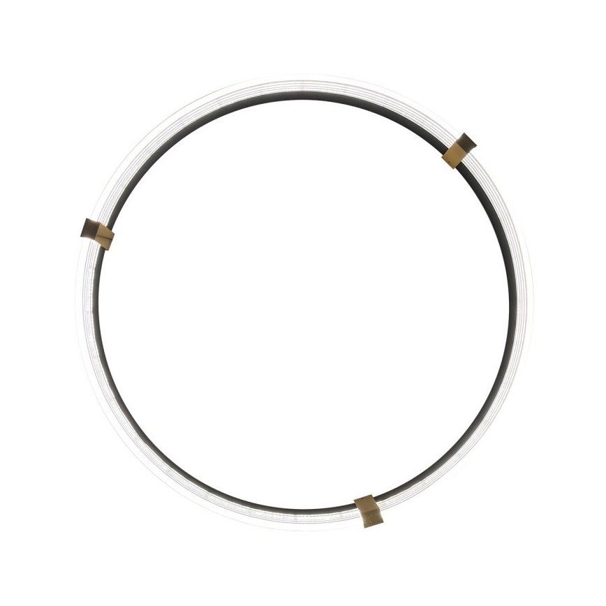 LED-riippuvalaisin vaijerilla TRIANGLE LED/40W/230V 3000/4000/6000K halkaisija 60 cm musta