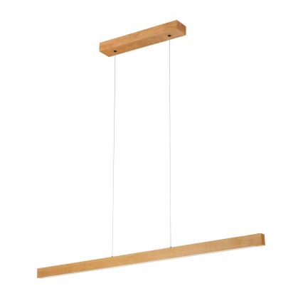 LED-riippuvalaisin vaijerilla VERDE LED/18W/230V 3000K 106 cm tammi