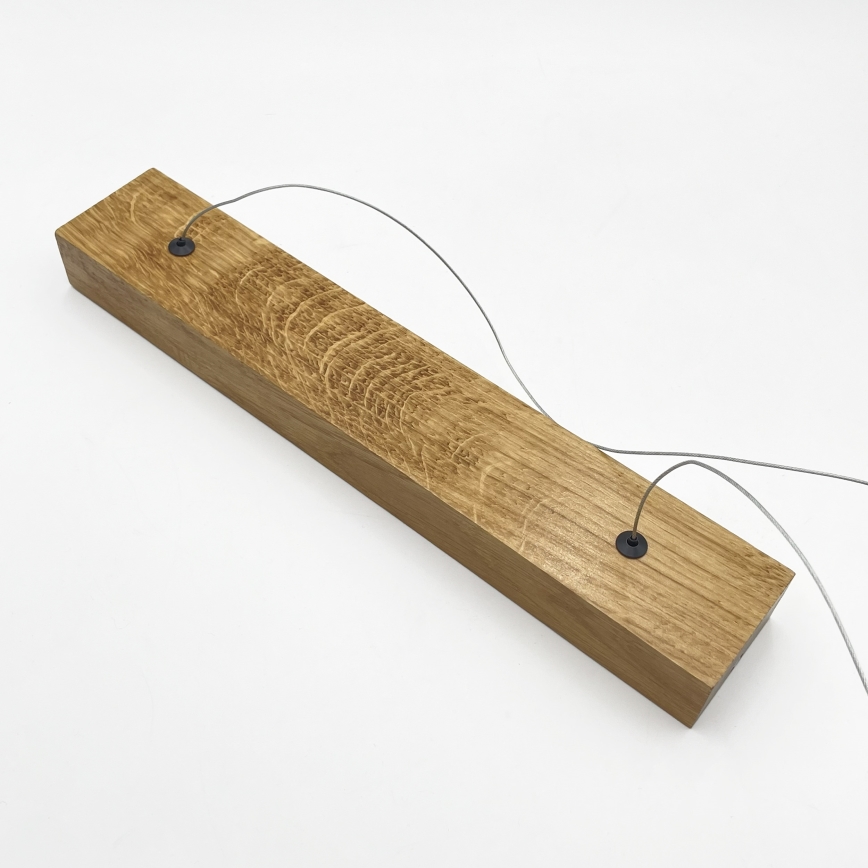 LED-riippuvalaisin vaijerilla VERDE LED/18W/230V 3000K 106 cm tammi