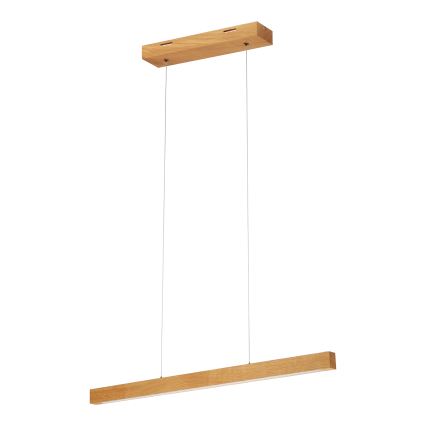 LED-riippuvalaisin vaijerilla VERDE LED/18W/230V 3000K 76 cm tammi