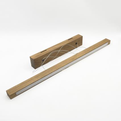 LED-riippuvalaisin vaijerilla VERDE LED/18W/230V 3000K 76 cm tammi