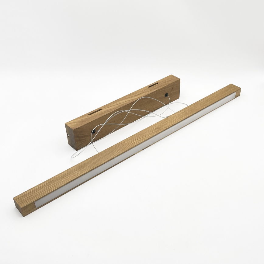 LED-riippuvalaisin vaijerilla VERDE LED/18W/230V 3000K 76 cm tammi