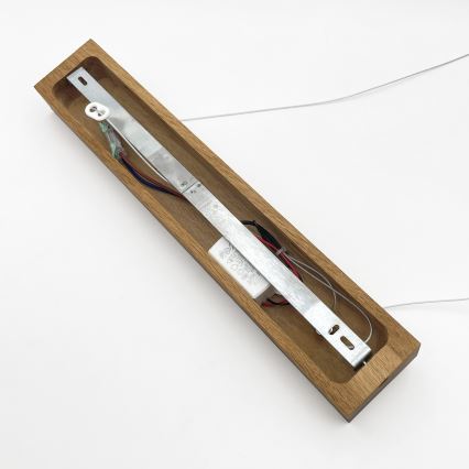 LED-riippuvalaisin vaijerilla VERDE LED/18W/230V 3000K 76 cm tammi