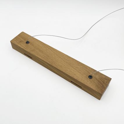 LED-riippuvalaisin vaijerilla VERDE LED/18W/230V 3000K 76 cm tammi