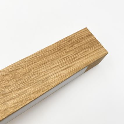 LED-riippuvalaisin vaijerilla VERDE LED/18W/230V 3000K 76 cm tammi