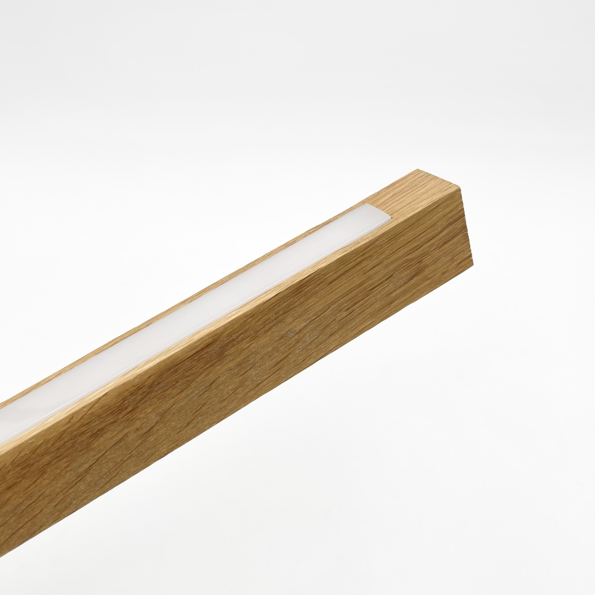 LED-riippuvalaisin vaijerilla VERDE LED/18W/230V 3000K 76 cm tammi