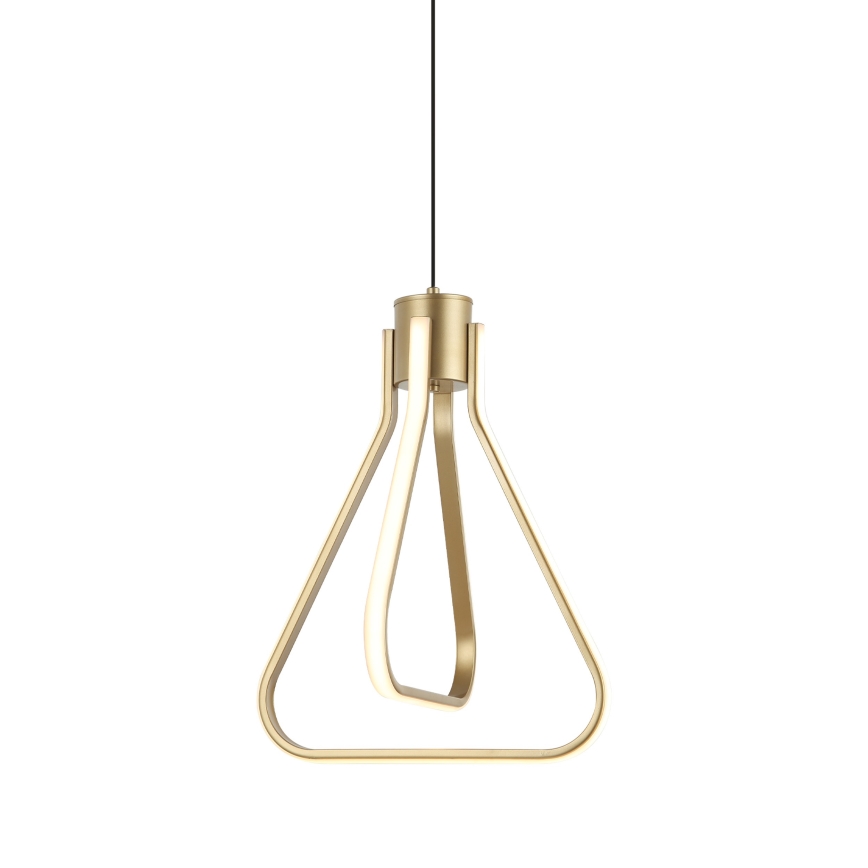 LED-riippuvalaisin vaijerilla ZING LED/19W/230V kultainen