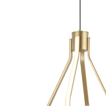 LED-riippuvalaisin vaijerilla ZING LED/19W/230V kultainen