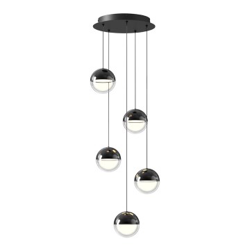 LED-riippuvalaisin vaijerilla ZIREA LED/30W/230V musta