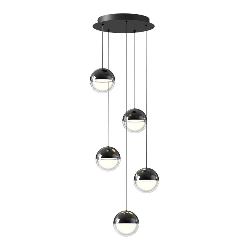 LED-riippuvalaisin vaijerilla ZIREA LED/30W/230V musta