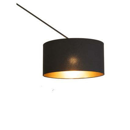 LED-säädettävä riippuvalaisin varrella GORTA 1xE27/60W/230V musta/kullanvärinen