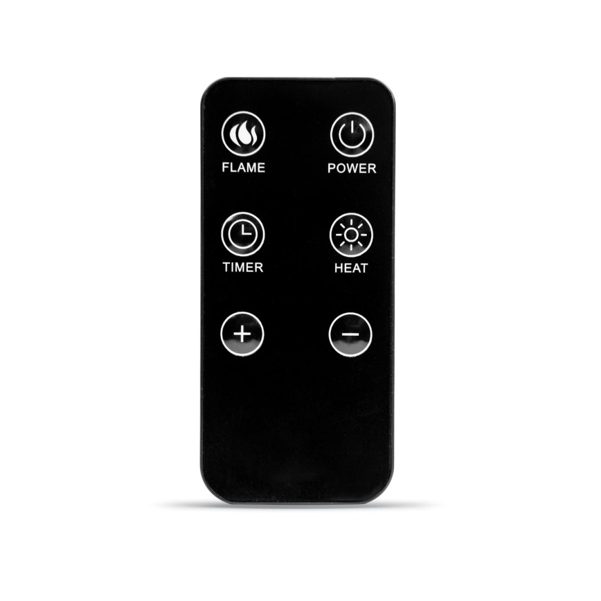 LED-sähkötakka lämmityksellä LED/2000W/230V + kaukosäädin