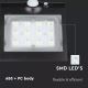 LED-seinäaurinkovalaisin anturilla LED/1.5W/3,7V IP65