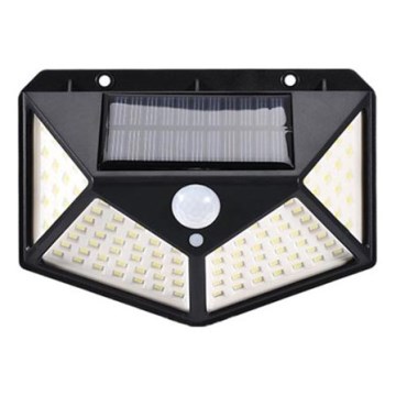 LED-seinäaurinkovalaisin anturilla LED/1W/3,7V 6500K IP44
