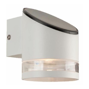 LED-seinäaurinkovalaisin anturilla LED/1W/3,7V IP54 3000K 1200 mAh valkoinen