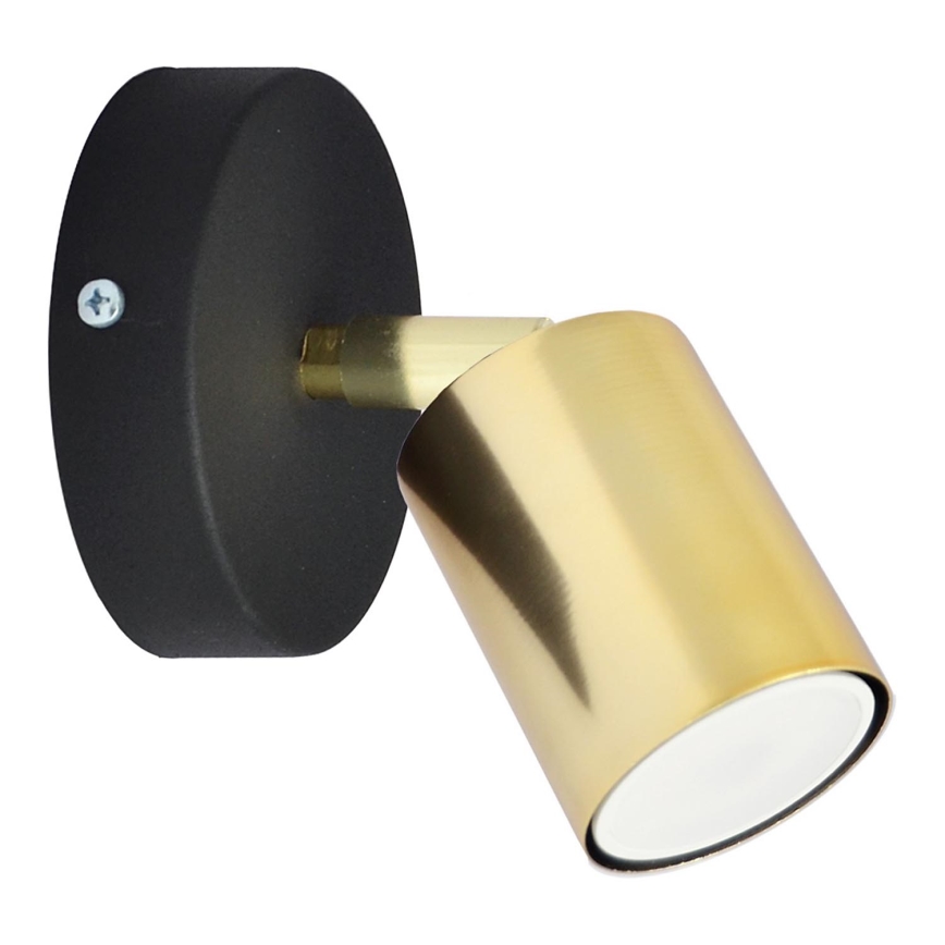 LED Seinäkohdevalo TUNE 1xGU10/4,8W/230V kultainen/musta