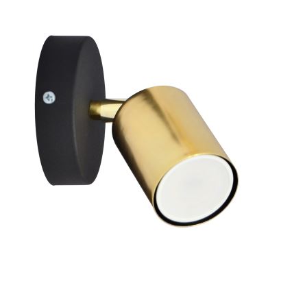 LED Seinäkohdevalo TUNE 1xGU10/4,8W/230V kultainen/musta