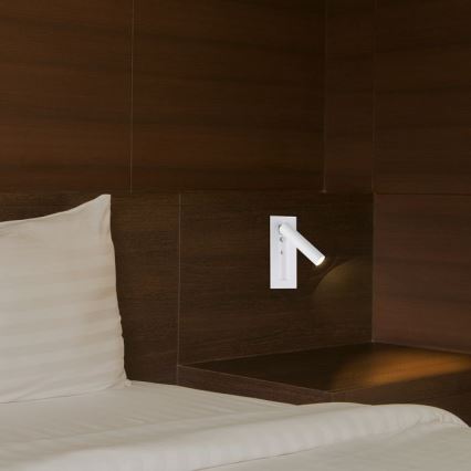 LED-seinäspotti LED/2W/230V 3000K valkoinen