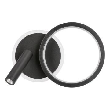 LED-seinäspotti MONET LED/16W/230V musta