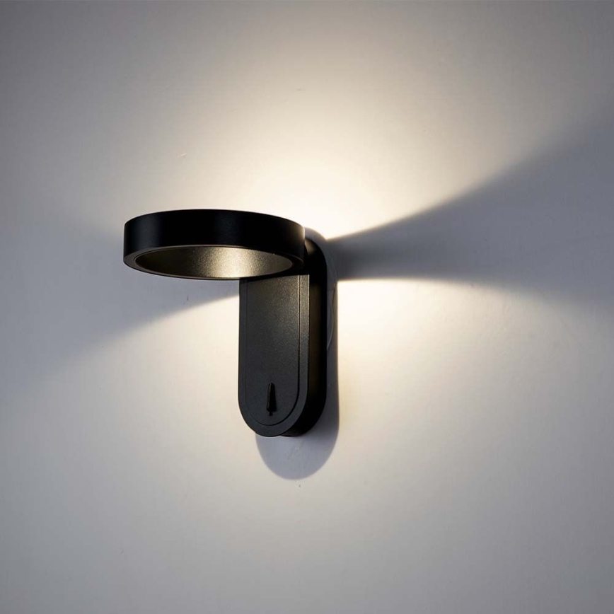 LED Seinävalaisin LED/5W/230V 3000K/4000K musta