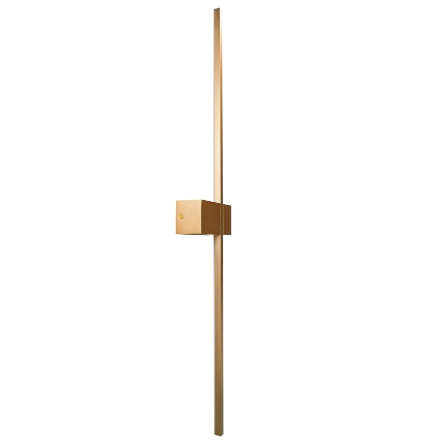 LED-seinävalaisin AISHA LED/12W/230V 4000K 80 cm kultainen