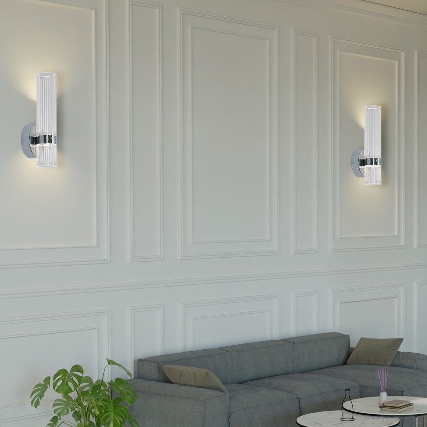 LED-seinävalaisin AMBIENTE LED/6W/230V 3000/4000/6000K kiiltävä kromi