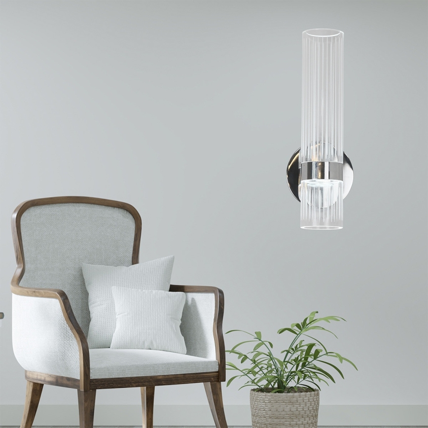 LED-seinävalaisin AMBIENTE LED/6W/230V 3000/4000/6000K kiiltävä kromi