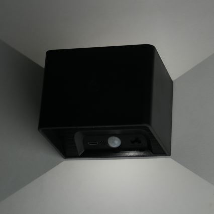 LED Himmennettävä seinä kosketus kevyt anturilla MIRI LED/2,5W/3,7V 3000/4000/6400K 4000 mAh musta