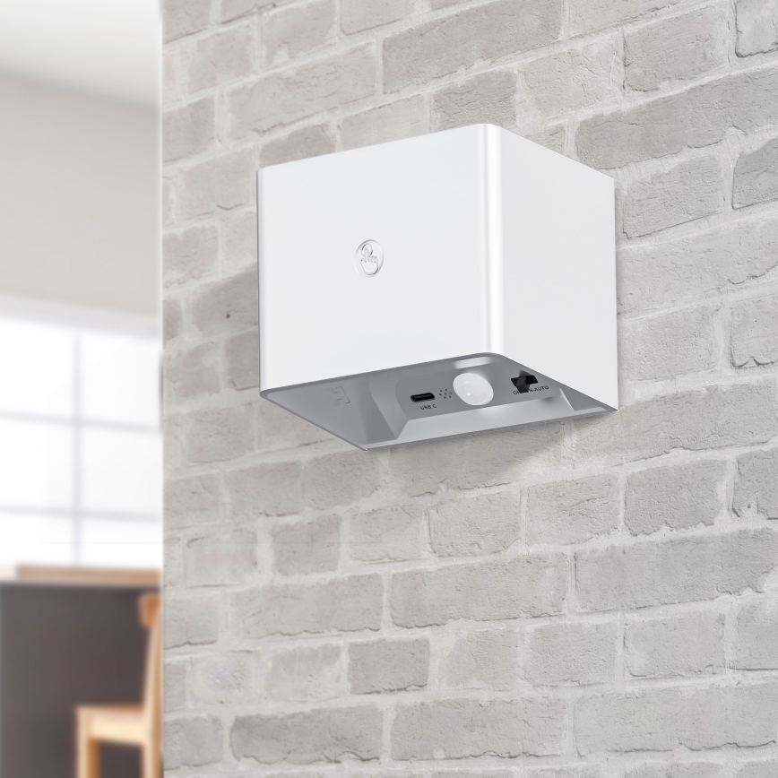 LED Himmennettävä seinä kosketus kevyt anturilla MIRI LED/2,5W/3,7V 3000/4000/6400K 4000 mAh valkoinen