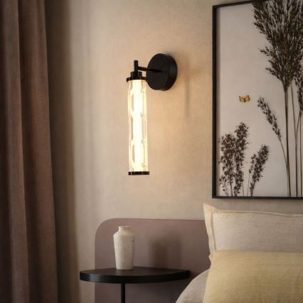 LED-seinävalaisin CORTE LED/10W/230V musta